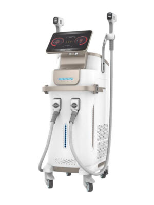 Medilase Duo Pro- Quadruple diode laser (755, 808, 940 and 1064 nm) with two treatment handles